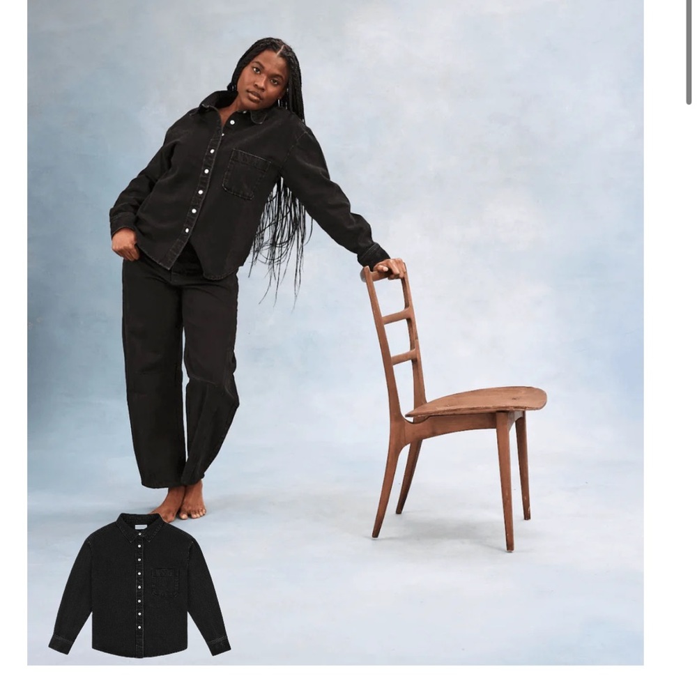 PARKE Denim Long Sleeve Shirt